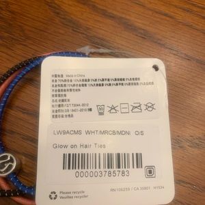lululemon athletica Accessories - Lululemon Glow on Hair Ties Pack of 3 Black, Blue lululemon athletica Accessories - Lululemon Glow on Hair Ties Pack of 3 Black, Blue